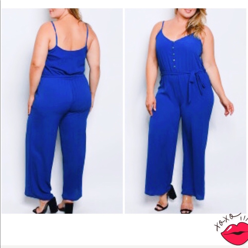 Women Blue Jumpsuit